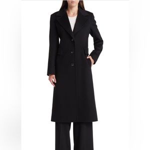 Fleurette Loro Piana longline 100% Italian Wool Coat